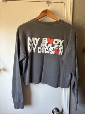 Nasty Gal Gray Crewneck Sweatshirt